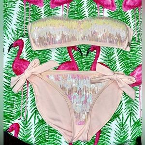 Miss Me~two piece sequin bikini-sz medium